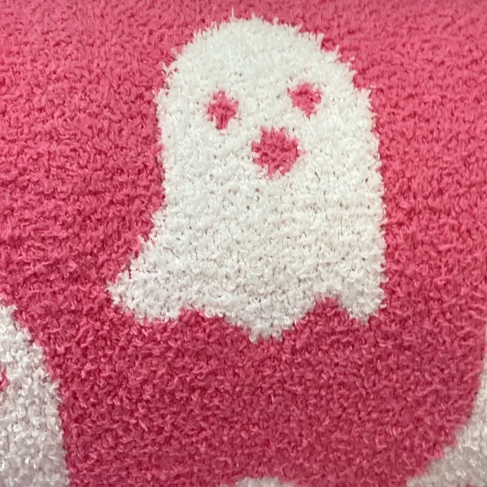 NWT- Cupcakes and Cashmere- viral ghost pillow- pink and white
